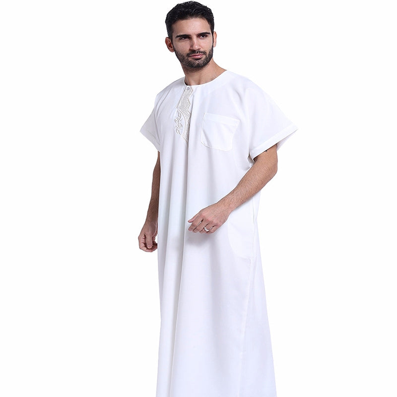 New Men's Short-Sleeve Robe – Stylish and Comfortable
