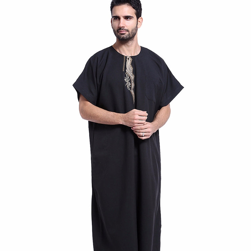 New Men's Short-Sleeve Robe – Stylish and Comfortable