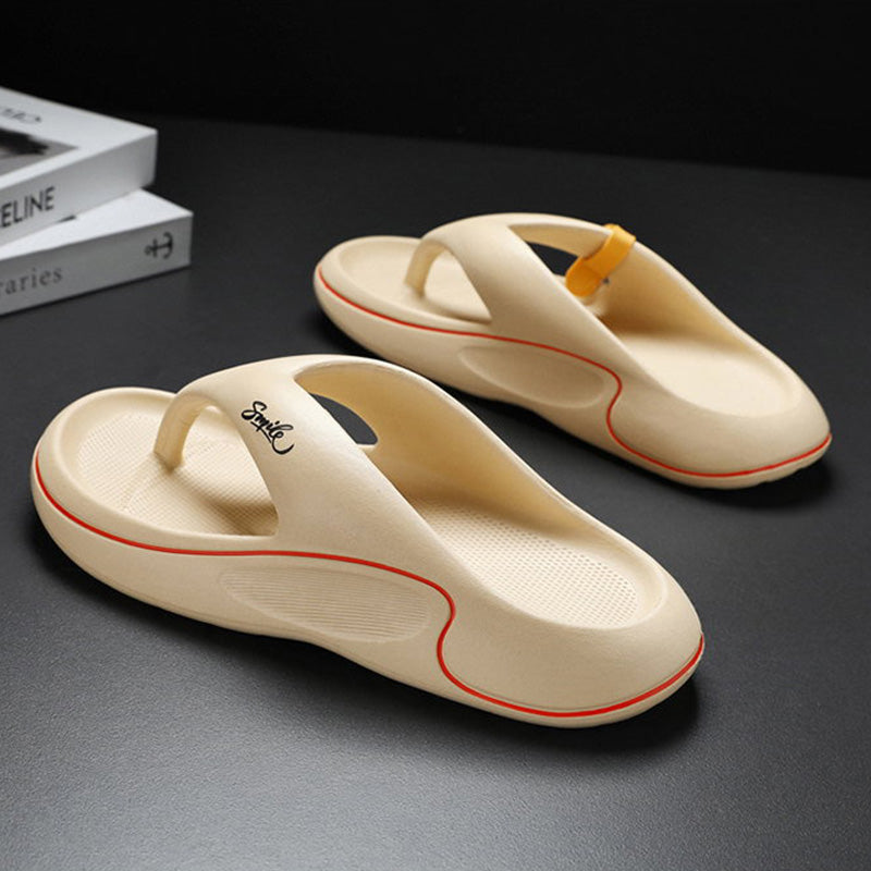 Men's Flip Flops Summer Outdoor Thick Soft Sole Cool Sandals