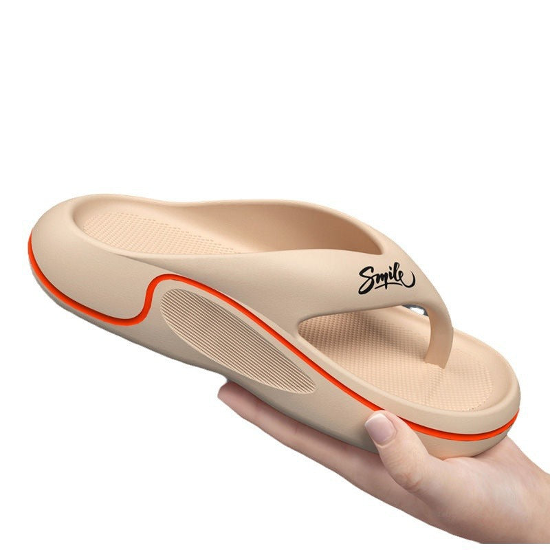 Men's Flip Flops Summer Outdoor Thick Soft Sole Cool Sandals