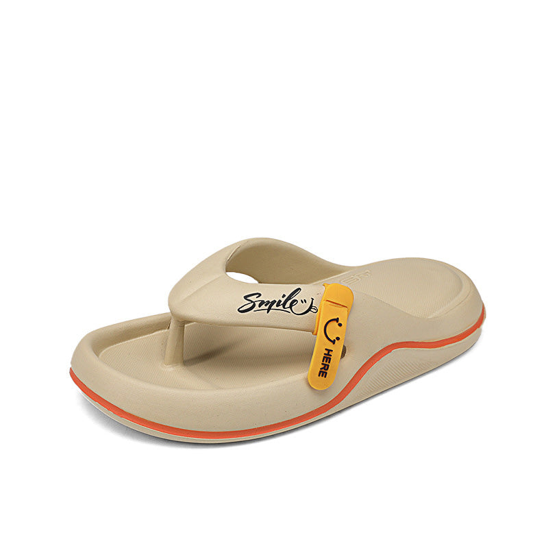 Men's Flip Flops Summer Outdoor Thick Soft Sole Cool Sandals