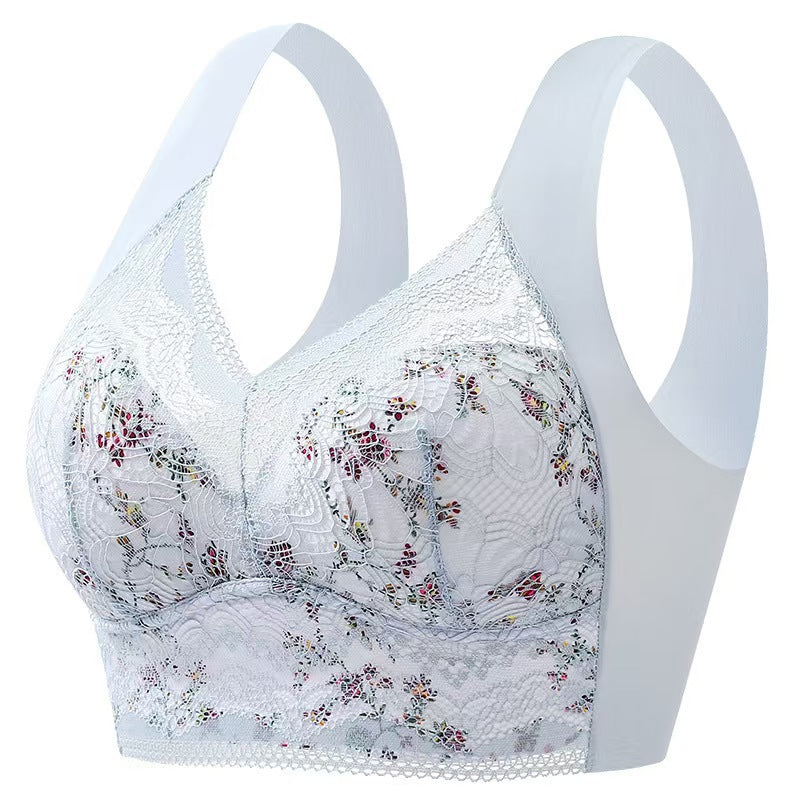 Gathered Thin Anti-Sagging Seamless Bra