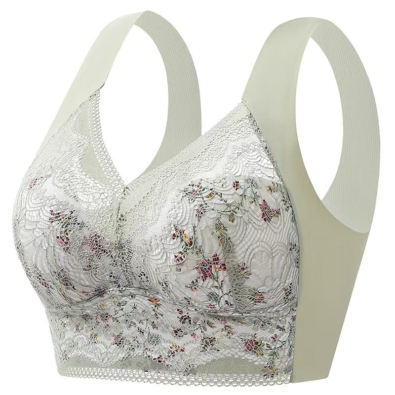 Gathered Thin Anti-Sagging Seamless Bra