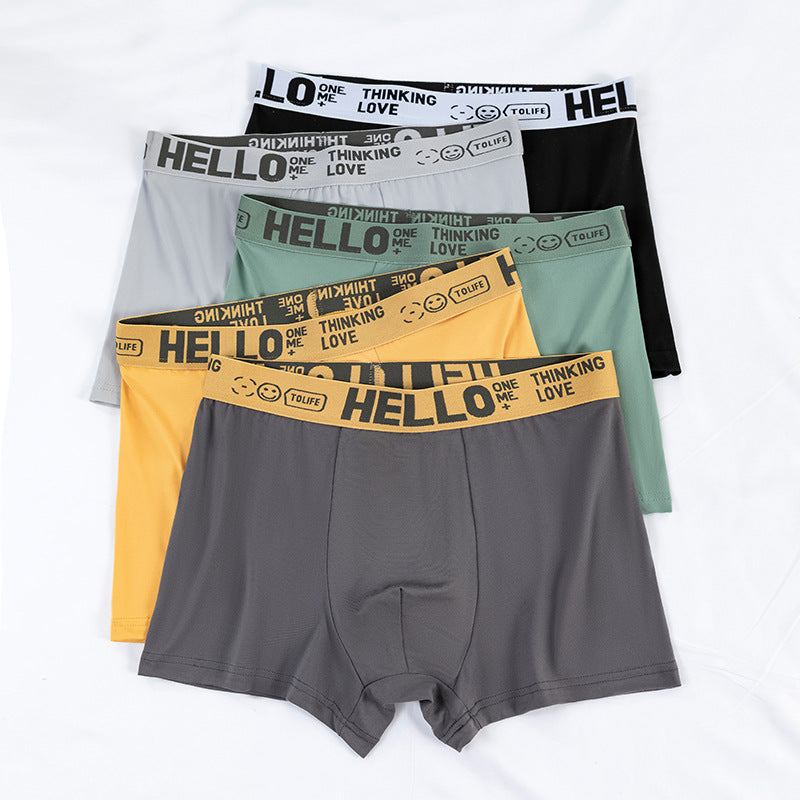 Men's Plus Size Boxer Briefs – Soft & Breathable Sports Underwear