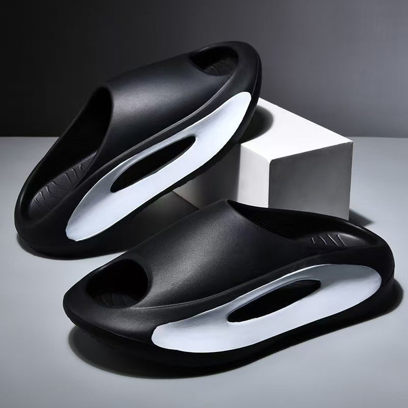 Men's Summer Outdoor Wear EVA Painted Sports Soft Bottom Beach Coconut Slippers