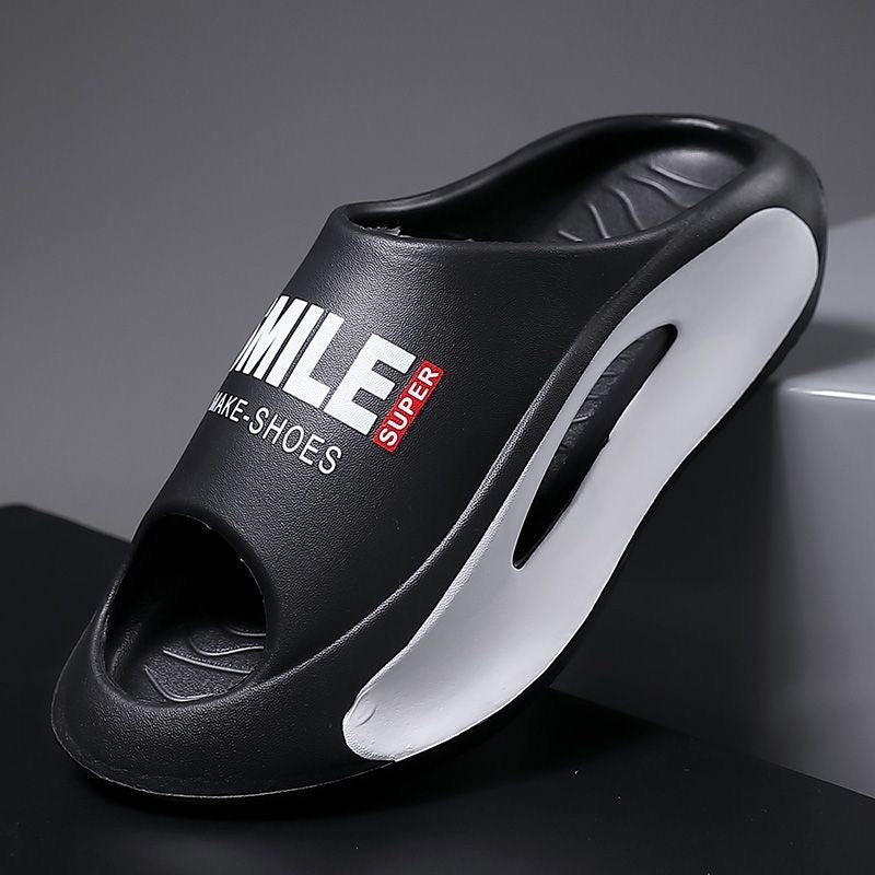 Men's Summer Outdoor Wear EVA Painted Sports Soft Bottom Beach Coconut Slippers