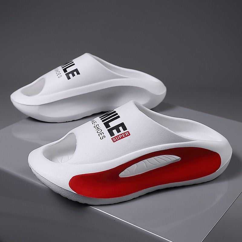 Men's Summer Outdoor Wear EVA Painted Sports Soft Bottom Beach Coconut Slippers