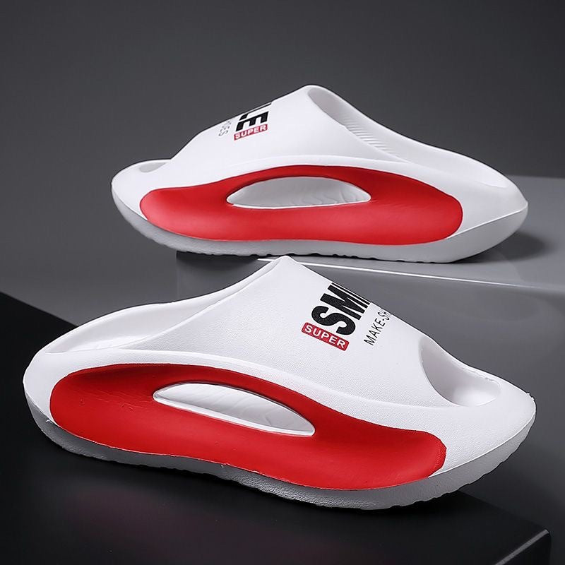 Men's Summer Outdoor Wear EVA Painted Sports Soft Bottom Beach Coconut Slippers