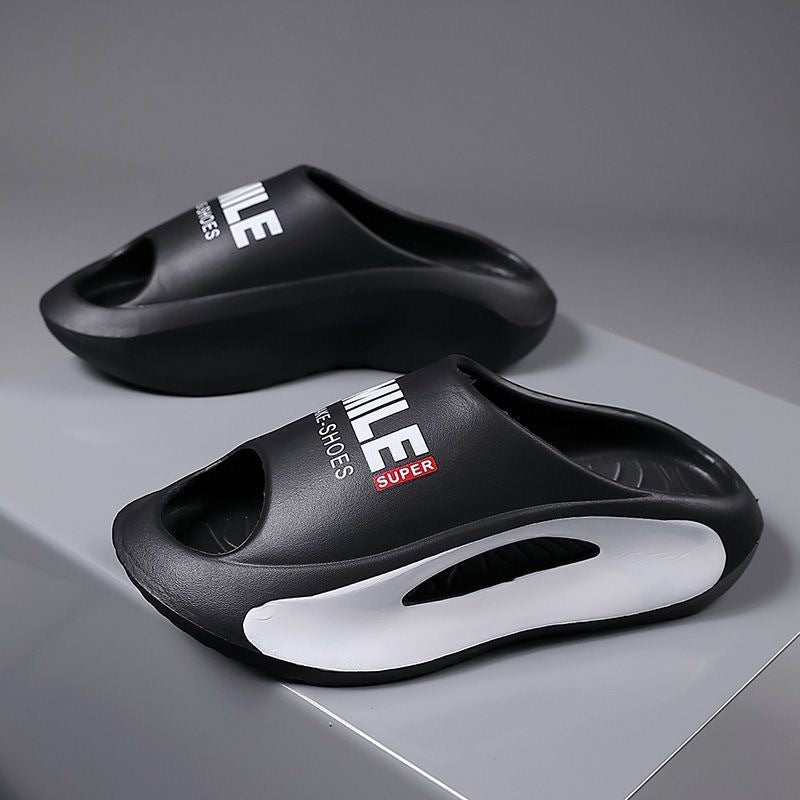 Men's Summer Outdoor Wear EVA Painted Sports Soft Bottom Beach Coconut Slippers