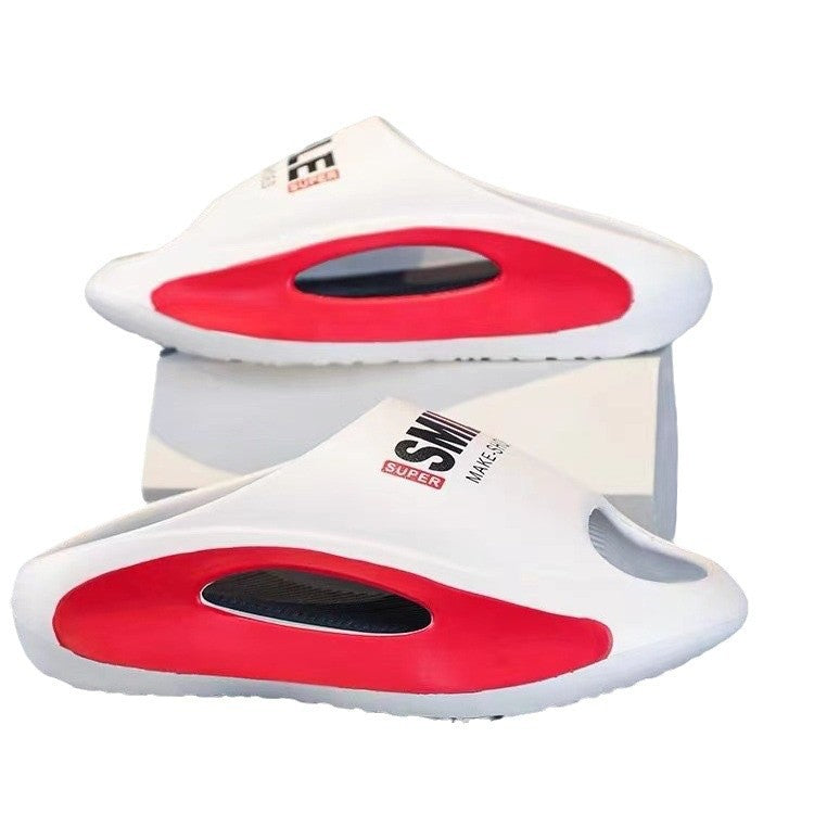 Men's Summer Outdoor Wear EVA Painted Sports Soft Bottom Beach Coconut Slippers