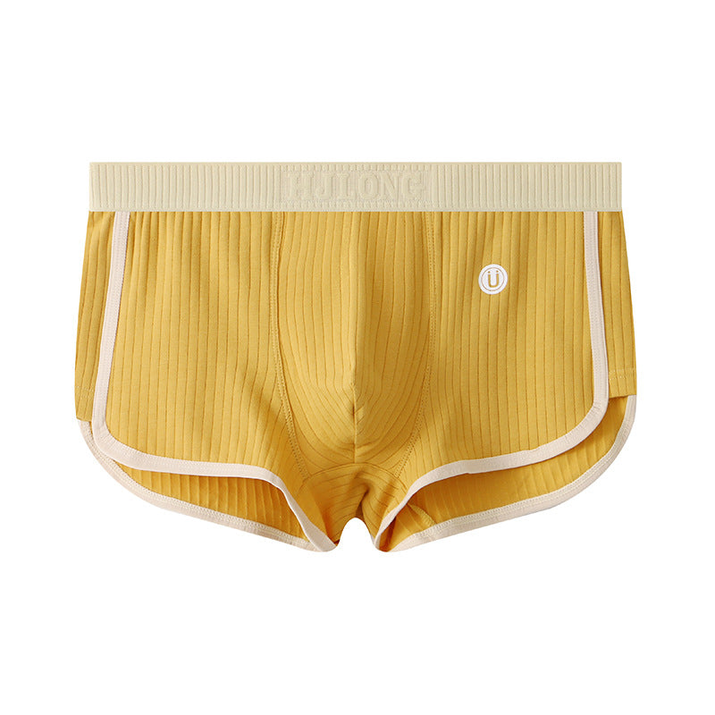 Slim Fit Men’s Breathable Boxer Briefs – Mid-Rise, Multi-Color