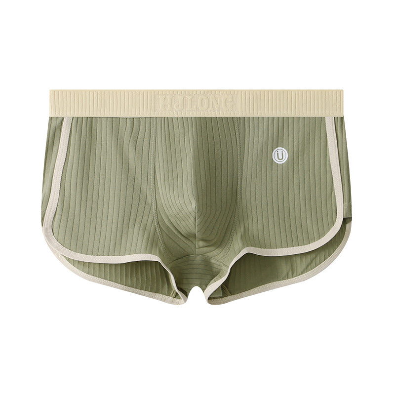 Slim Fit Men’s Breathable Boxer Briefs – Mid-Rise, Multi-Color