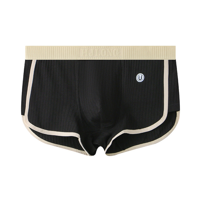 Slim Fit Men’s Breathable Boxer Briefs – Mid-Rise, Multi-Color
