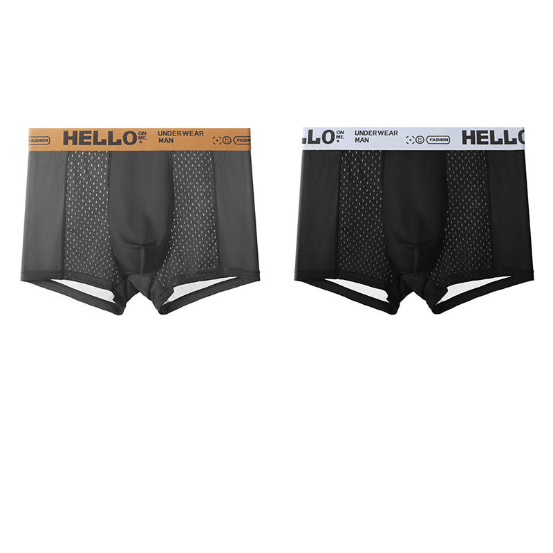 Men’s Breathable Mesh Boxer Briefs – Cool & Comfortable Fabric