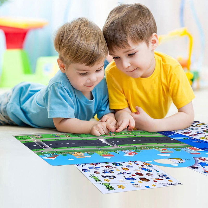 Early Learning Focus Development Sticker Book for Kids