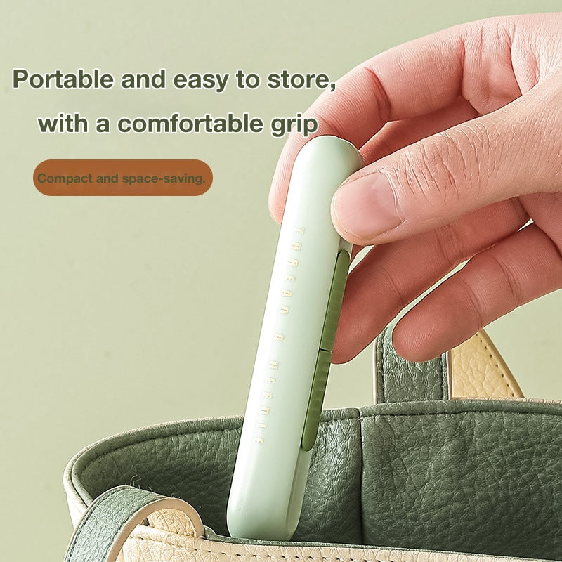Dual-Head Hand Sewing Tool – 2-in-1 Needle Threader and Stitch Remover