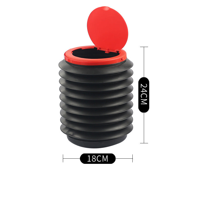 Car-mounted Folding Trash Bin Portable Storage Bin
