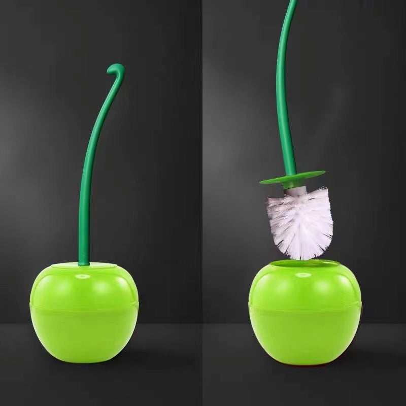 Cherry Long-Handle Soft Bristle Toilet Brush