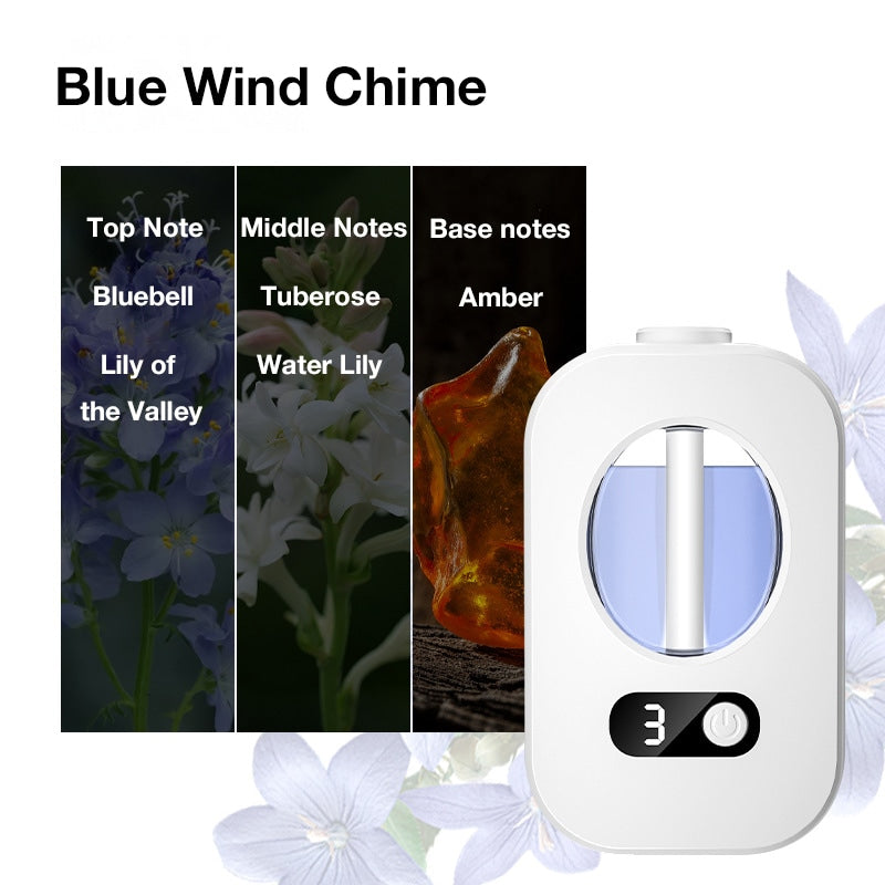 Smart Aromatherapy Diffuser, Automatic Fragrance Spray for Home, Toilet Deodorizer, Rechargeable Scented Air Freshener