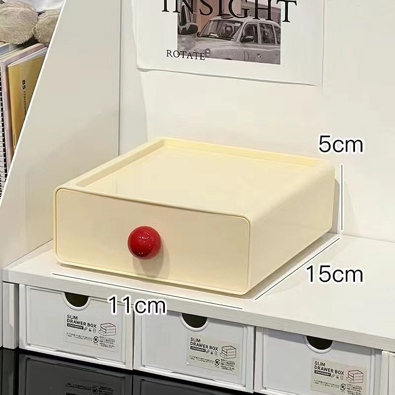 Dopamine Storage Box, Premium Dust-Proof Desktop Drawer Organizer