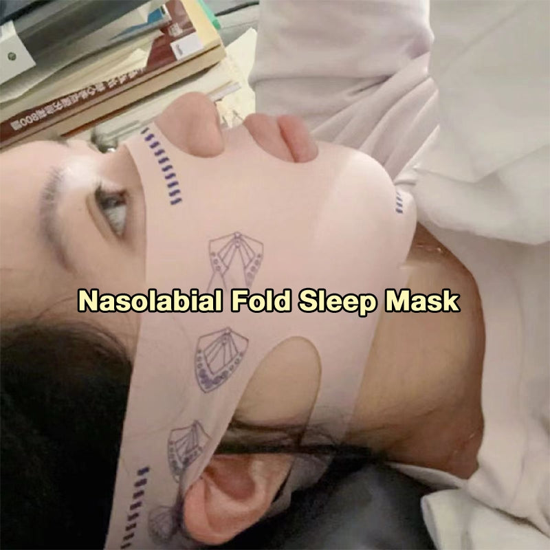 V-Face Lifting & Firming Band Mask, Jawline & Facial Lift for Mandible and Nasolabial Folds, Day & Night Use