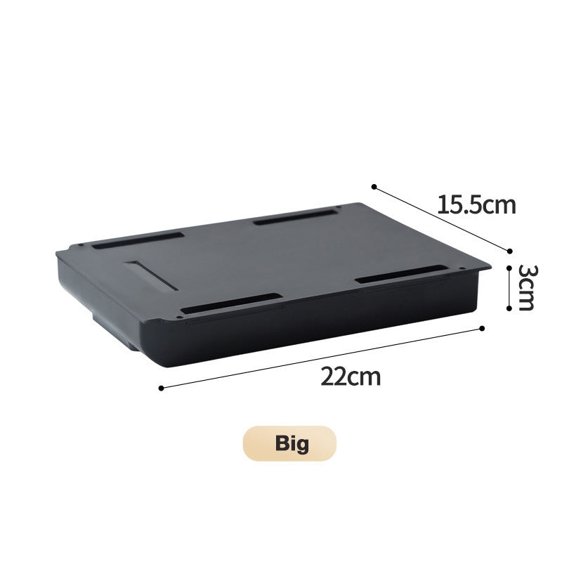 ডেস্কের নিচে লুকানো স্টোরেজ বক্স, পুল-আউট অর্গানাইজার, মেকআপ স্টোরেজ র্যাক