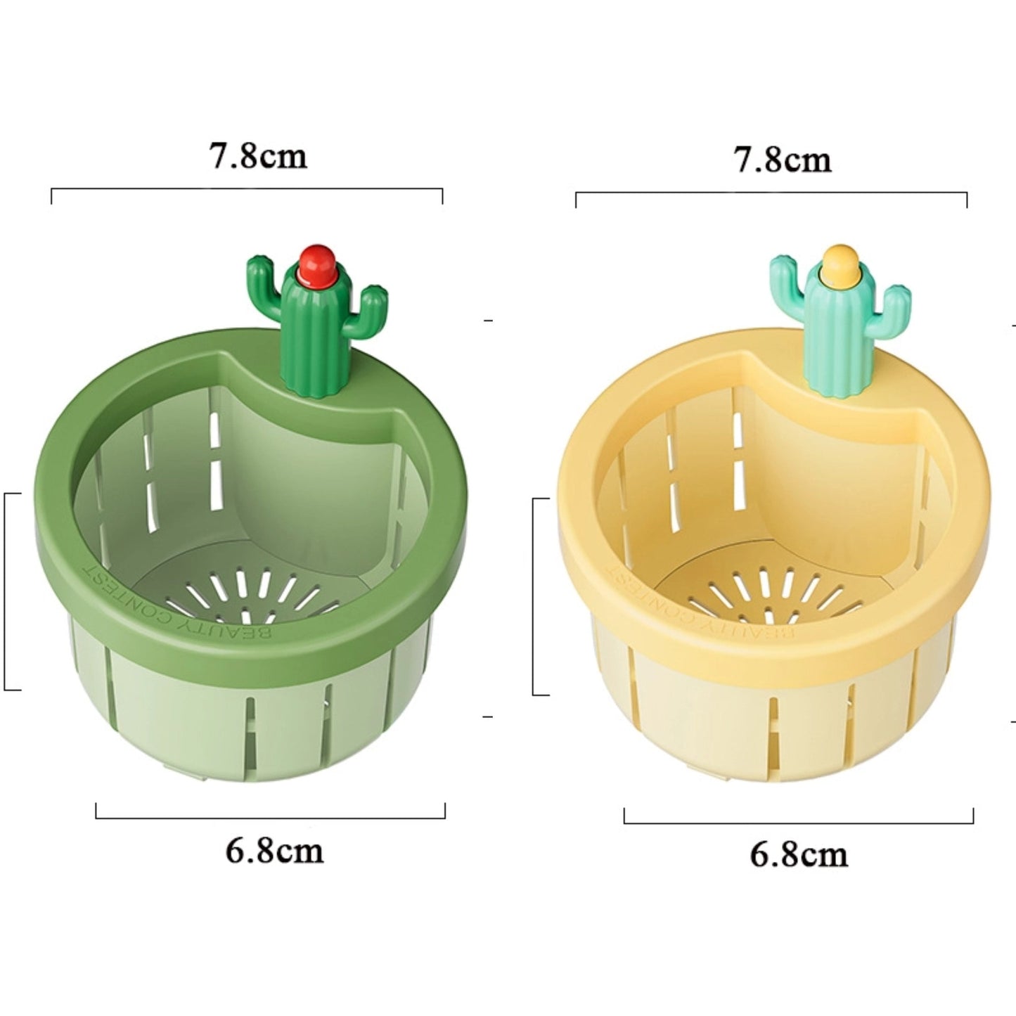 Cactus Sink Strainer – Kitchen Drain Filter for Leftovers and Food Waste, Easy Drainage Basket for Sink and Drainage System