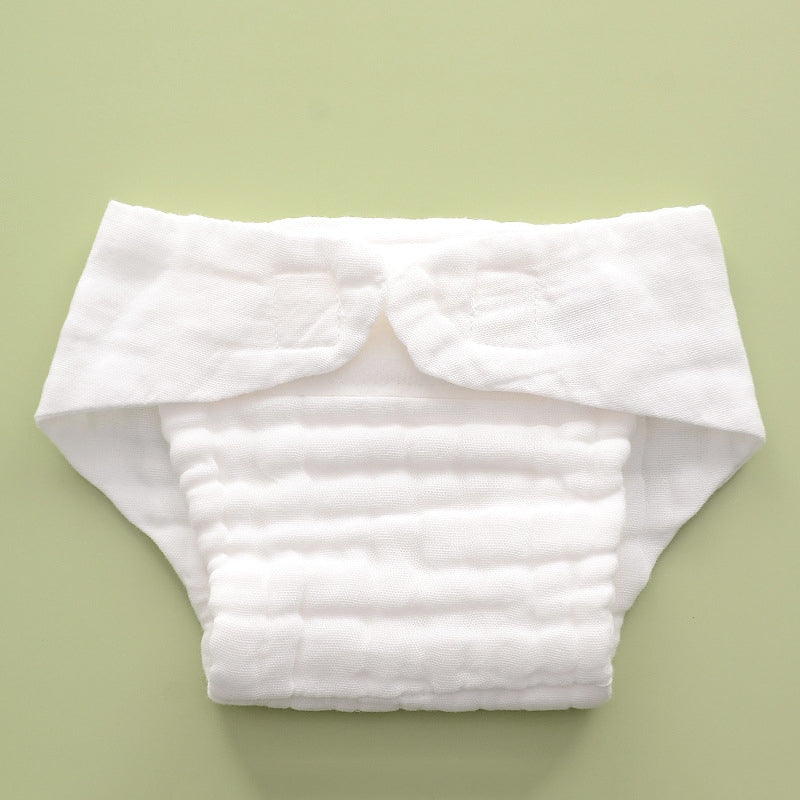 নরম সুতির গজ কাপড়ের ডায়াপার, নবজাতকের জন্য ধোয়া যায় এমন শিশুর ডায়াপার, পুনর্ব্যবহারযোগ্য শিশু ন্যাপি প্যান্ট