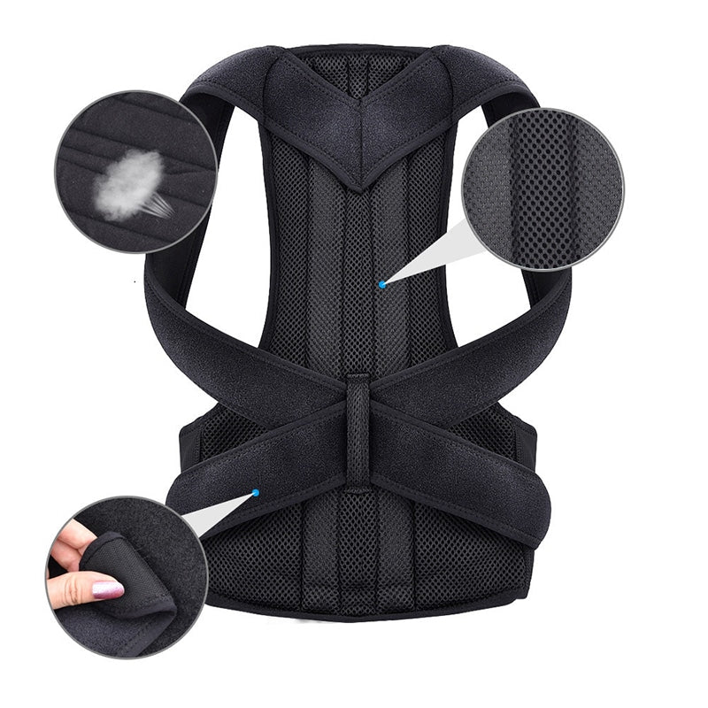 Unisex Invisible Posture Corrector Strap, Anti-Kyphosis Back Support Belt