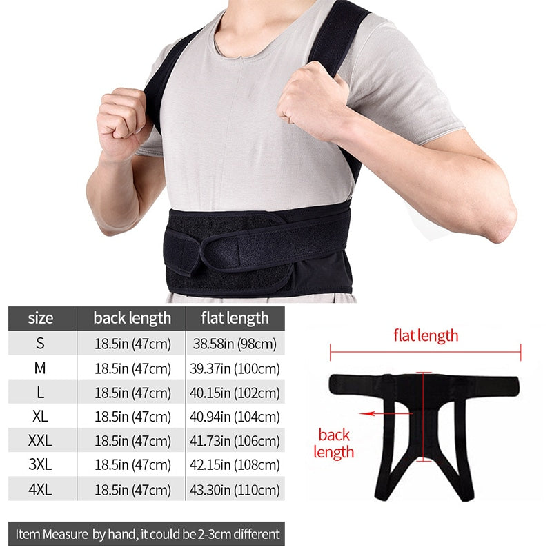 Unisex Invisible Posture Corrector Strap, Anti-Kyphosis Back Support Belt