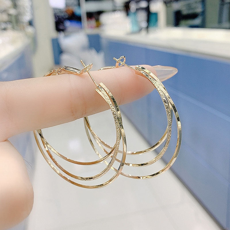 Multi-layer Hoop Earrings