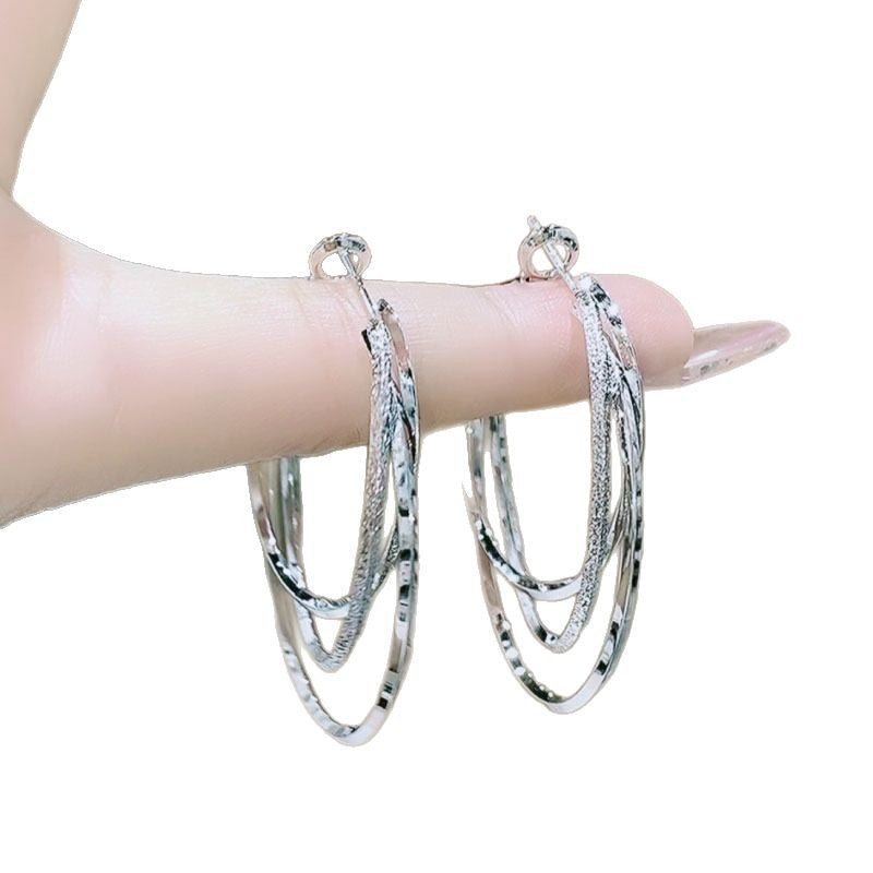 Multi-layer Hoop Earrings
