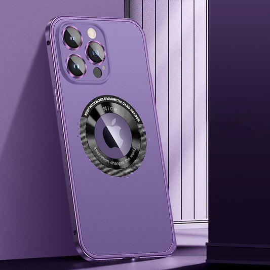 Metal Frame Hollow Magnetic Mobile Phone Case