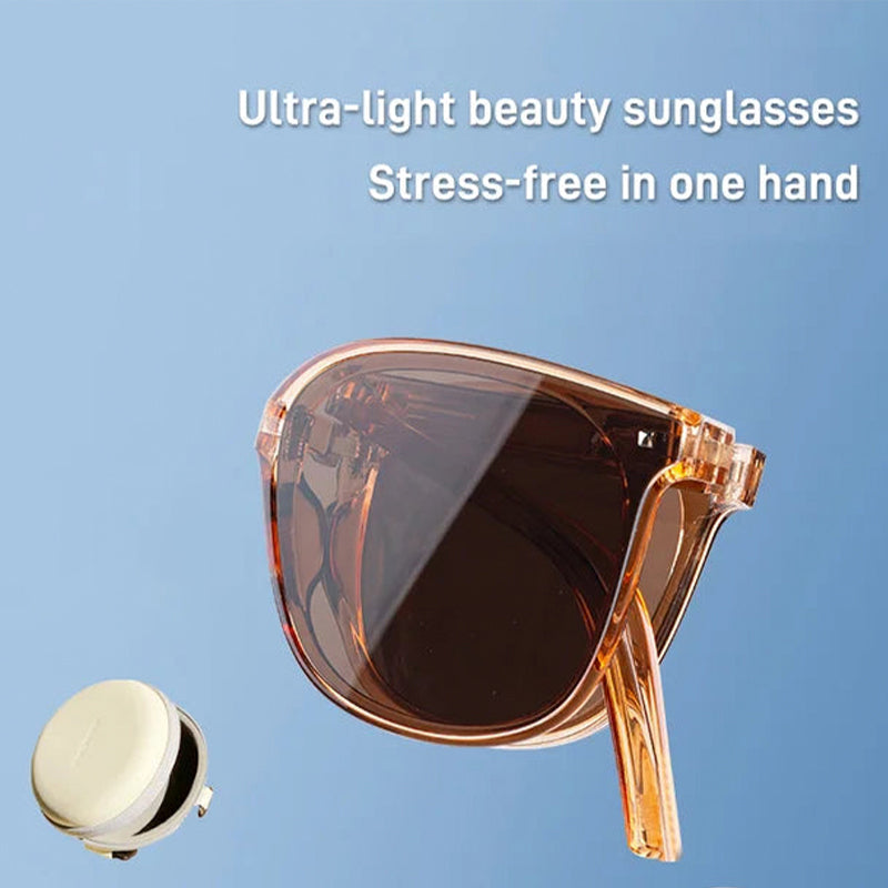 Fashionable Sun Protection Folding Sunglasses