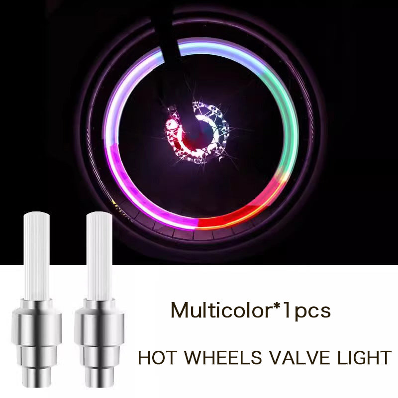 Tire Valve Cover Waterproof Neon Light ,Suitable for Bicycle Car Motorcycle