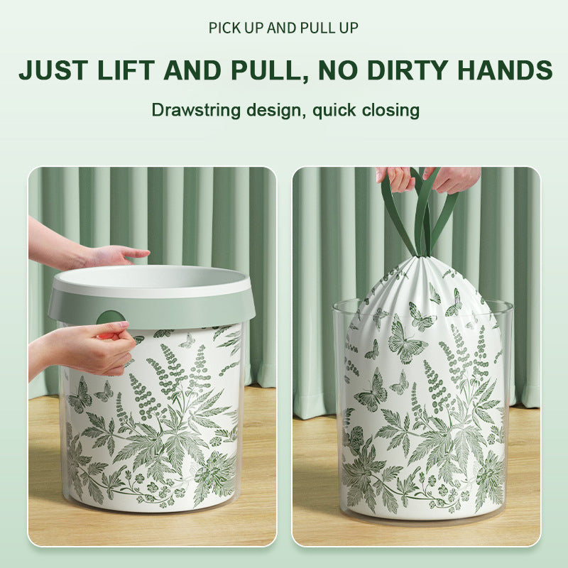 Tear-free Drawstring Portable Mosquito Repellent Wormwood Garbage Bag