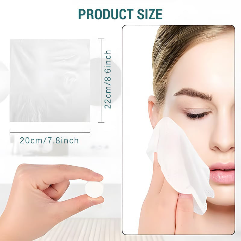 Disposable Compressed Portable Cotton Face Washing Towel