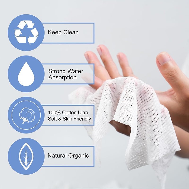 Disposable Compressed Portable Cotton Face Washing Towel