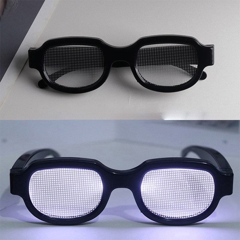 LED Luminous Glasses Light-Up Eyewear
