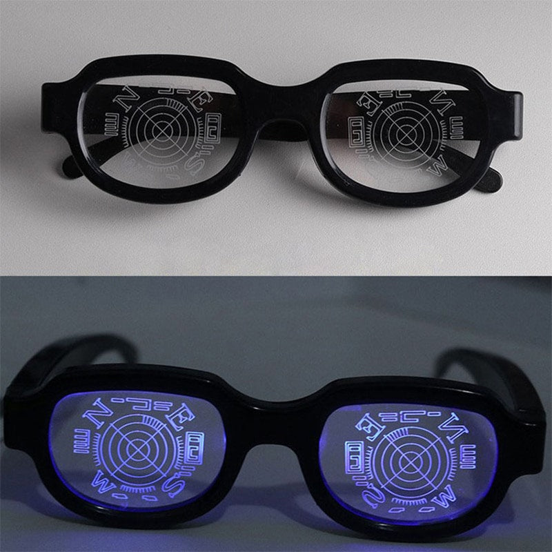 LED Luminous Glasses Light-Up Eyewear