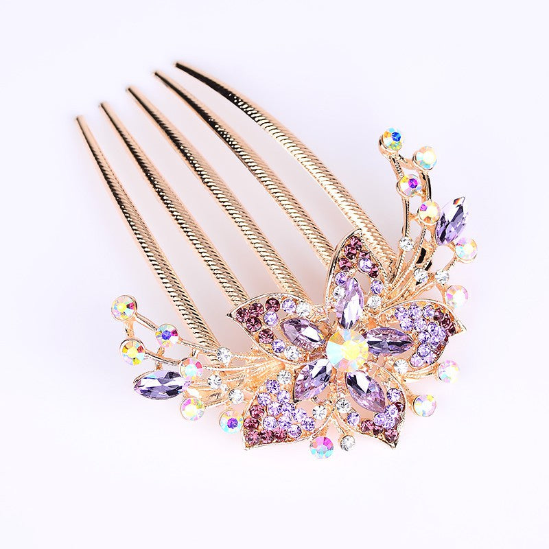 Crystal Comb Hairpin