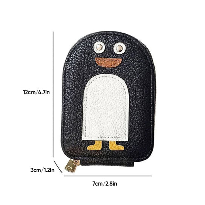 Cute Penguin PU Credit Card Coin Purse