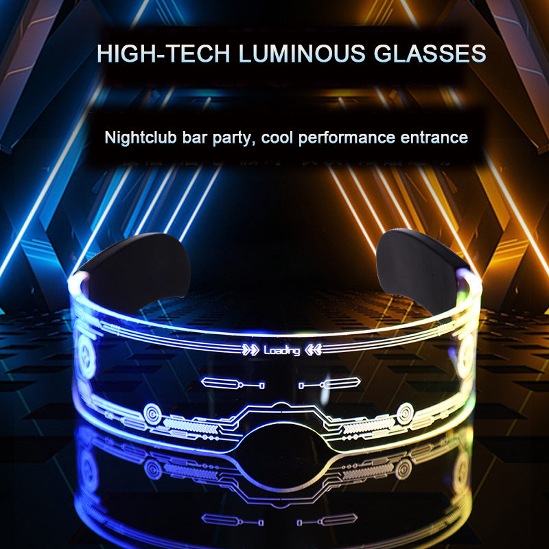 LED Colorful Luminous Technology Glasses Available For Bar Disco Party