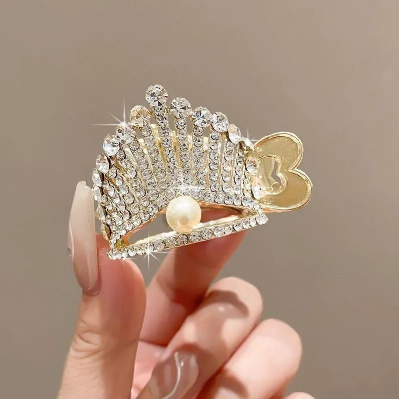 Create noble and elegant temperament - crown hairpin