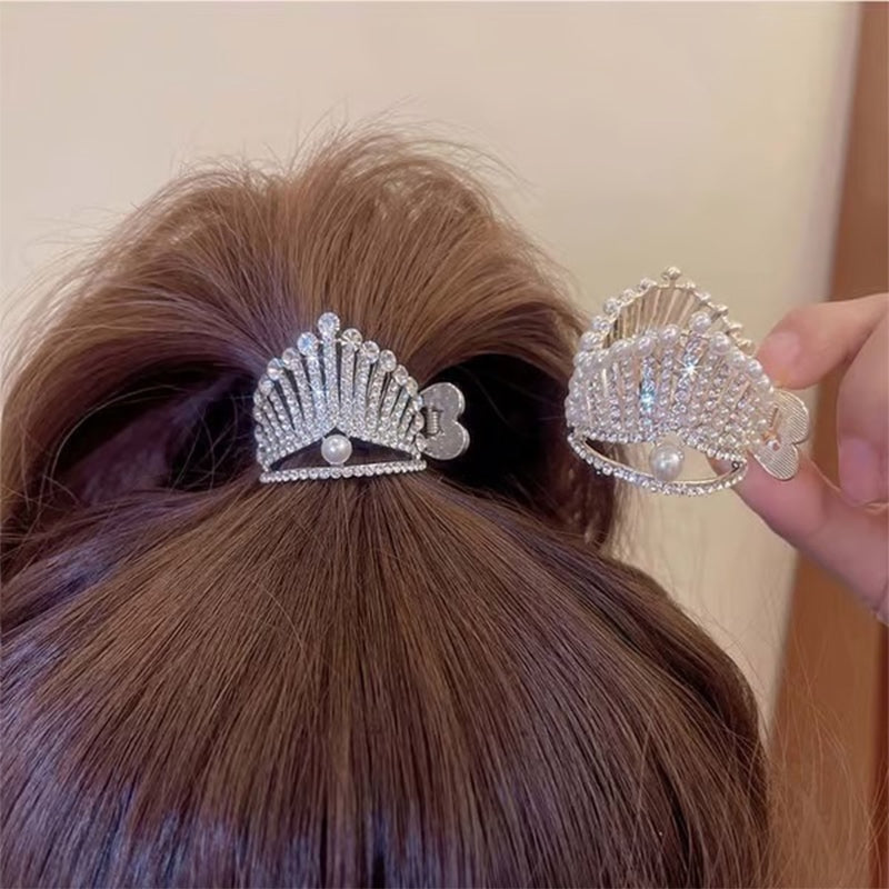 Create noble and elegant temperament - crown hairpin