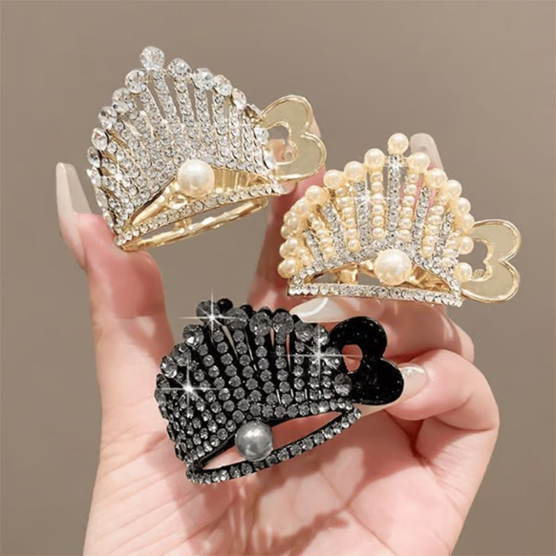 Create noble and elegant temperament - crown hairpin