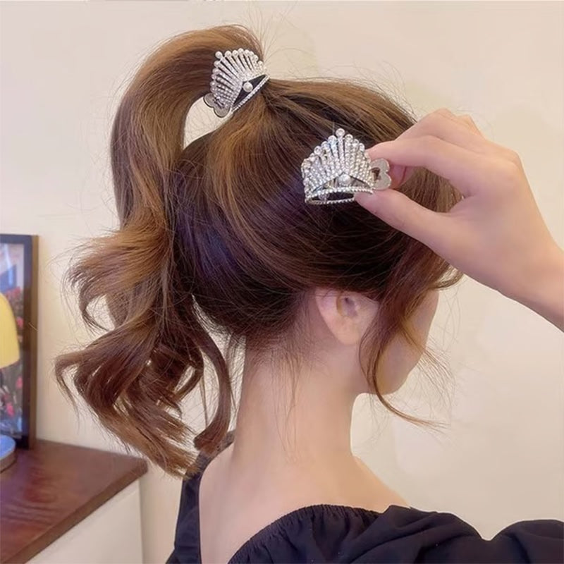 Create noble and elegant temperament - crown hairpin