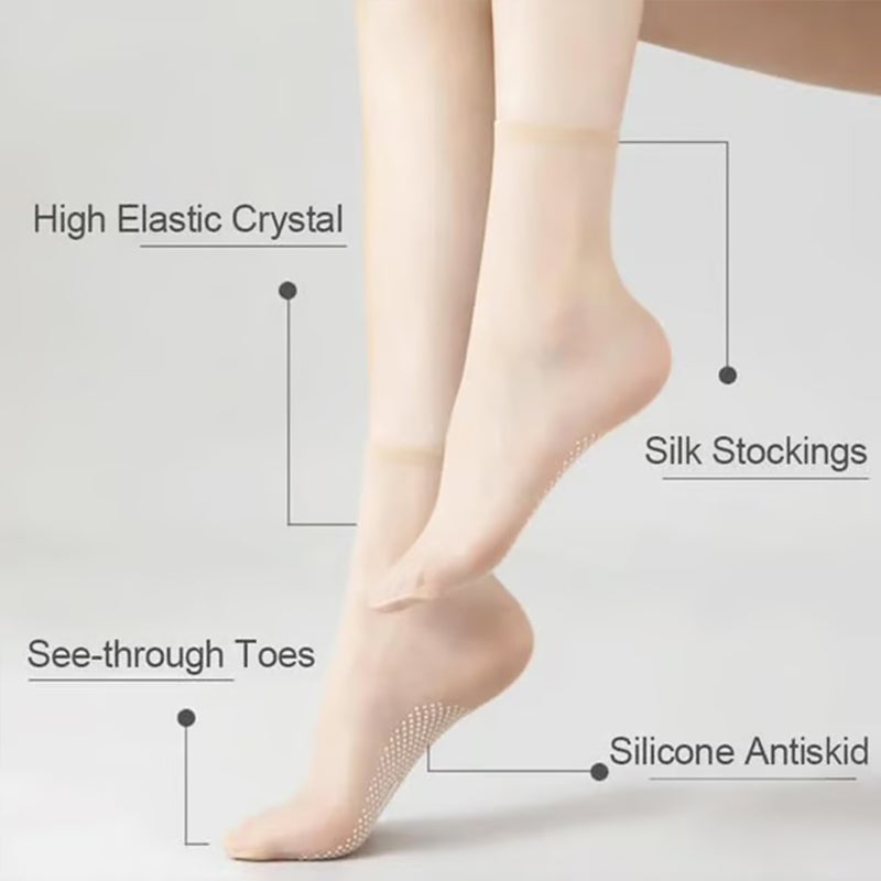 Anti-snagging Glue Invisible Transparent Non-slip Crystal Stockings