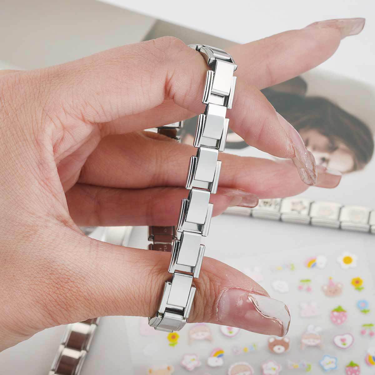 Italian Square Chain Bracelet