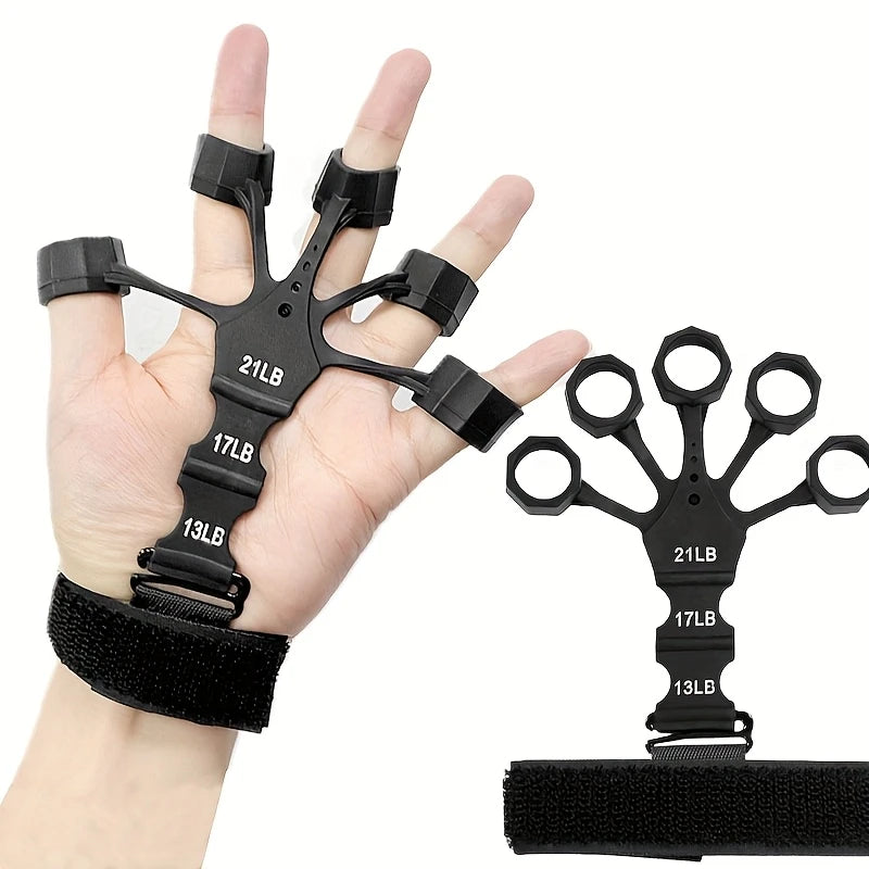 5-Finger Grip Trainer – Silicone Fitness Band
